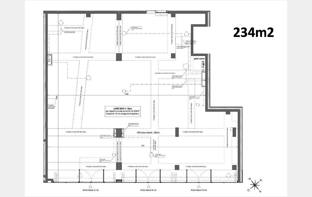 Annonces MASSY : Local / Bureau | PARIS (75015) | 257 m2 | 1 644 544 € 